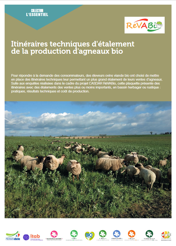 REVABIO, Itinéraire technique d’étalement de la production d’agneaux bio