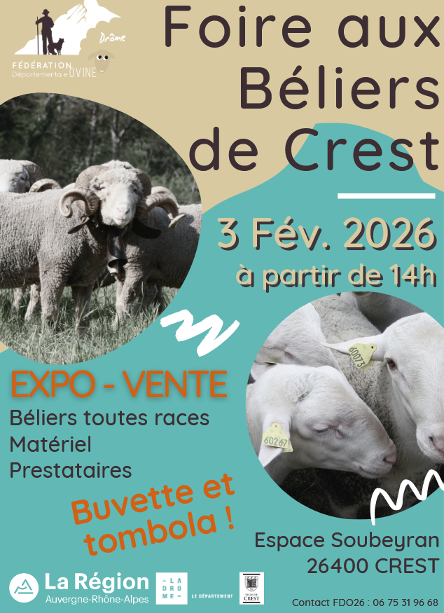 3/02/26 - Foire aux Béliers de Crest (26)
